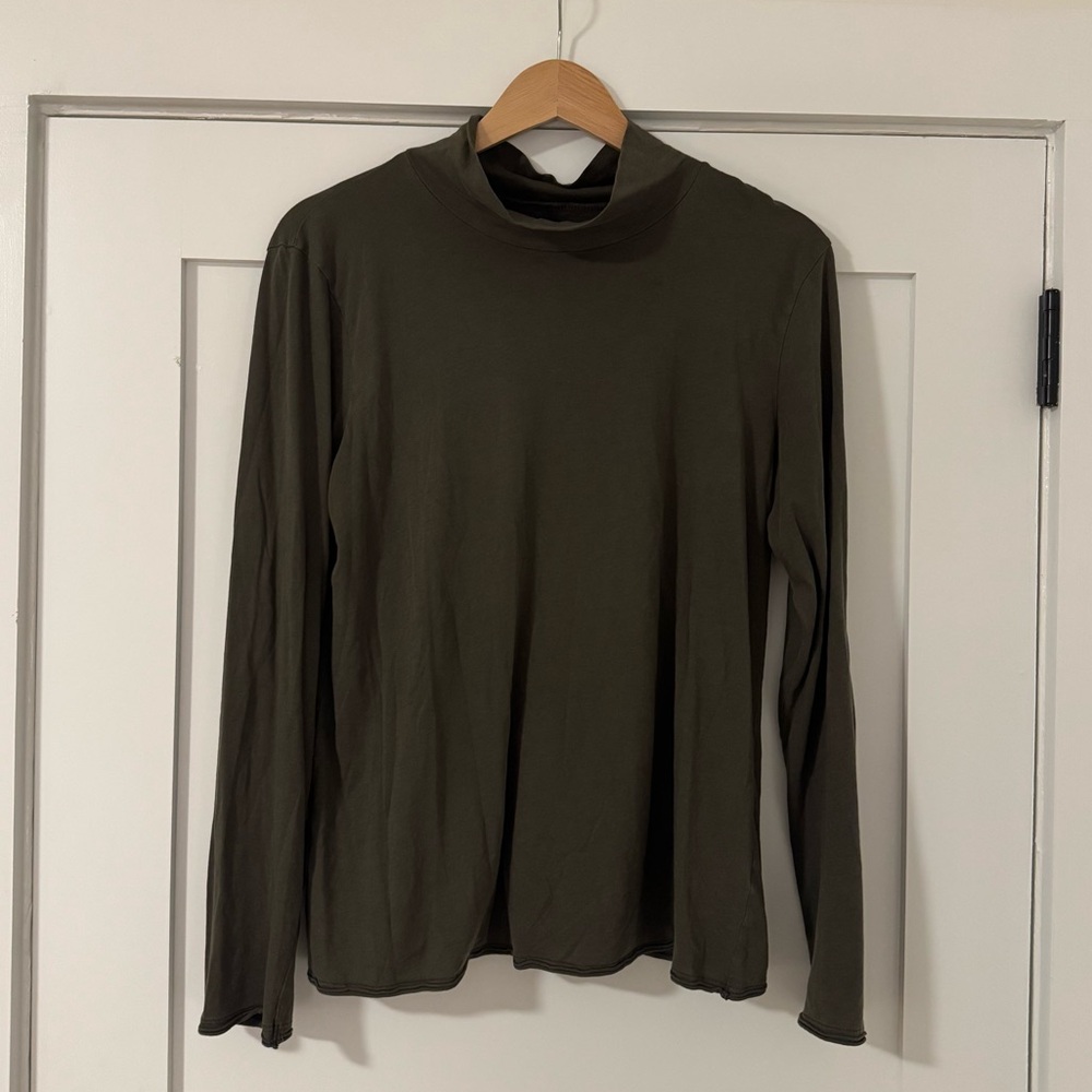 Anthropologie mock neck shirt